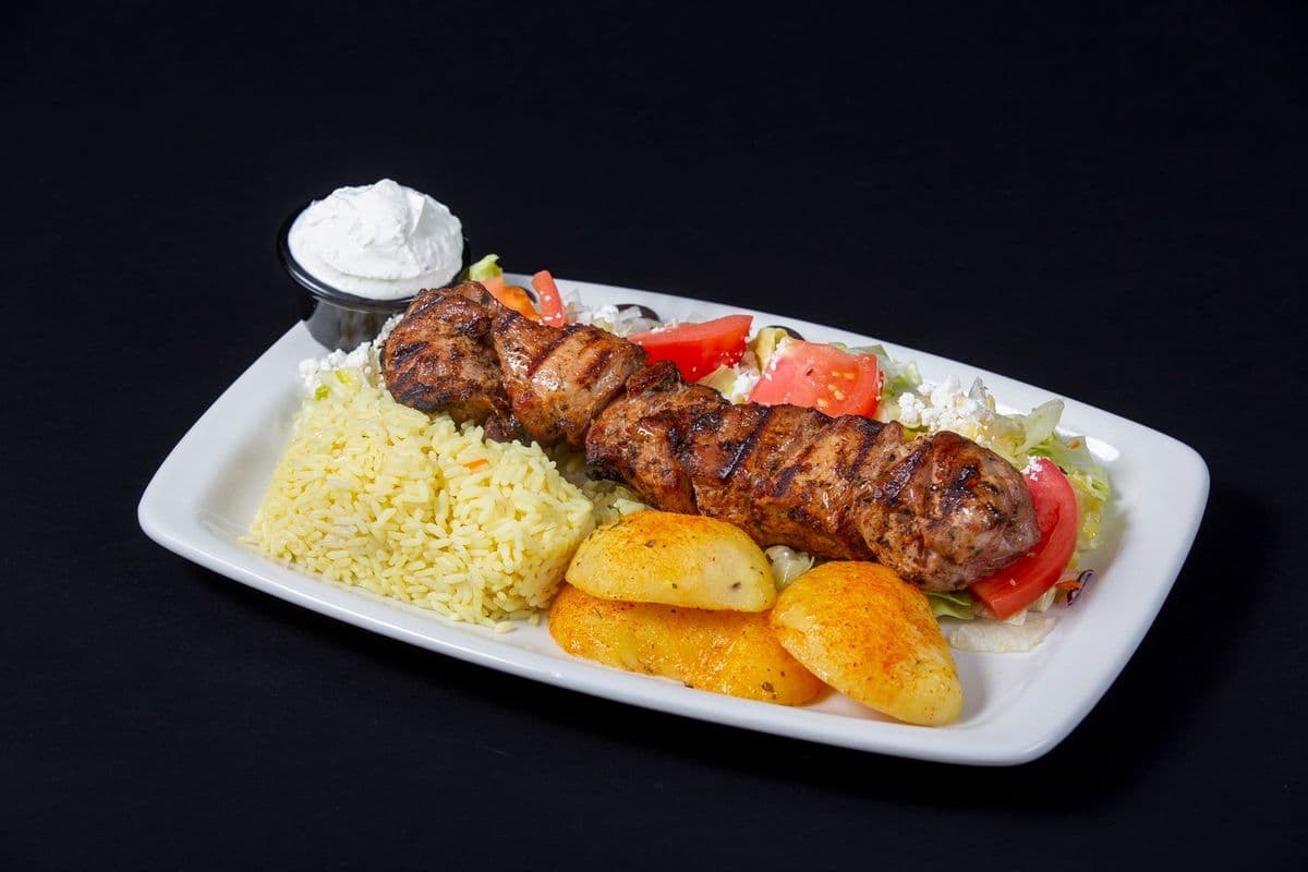 Pork Souvlaki Dinner