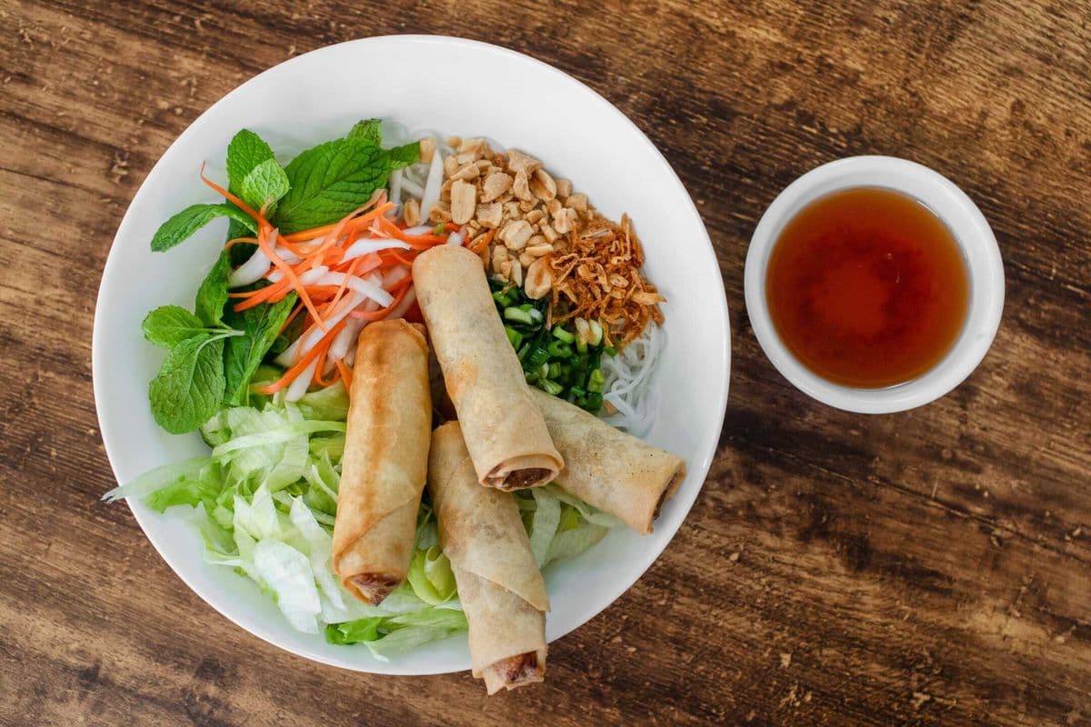 Spring-roll Vermicelli Bowl