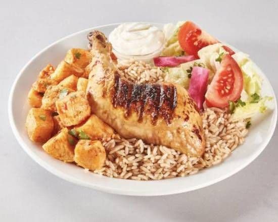 Assiette Cuisse de Poulet / Chicken thigh Plate