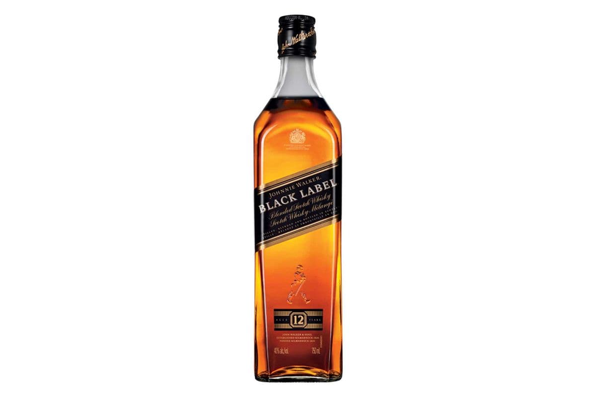 Johnnie Walker Black Label Blended Scotch Whiskey (1 x 750 ml)