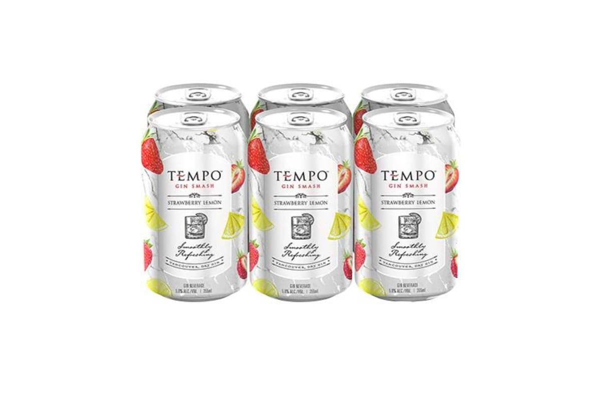 Tempo Gin - Strawberry lemon (6 x 355ml Cans)