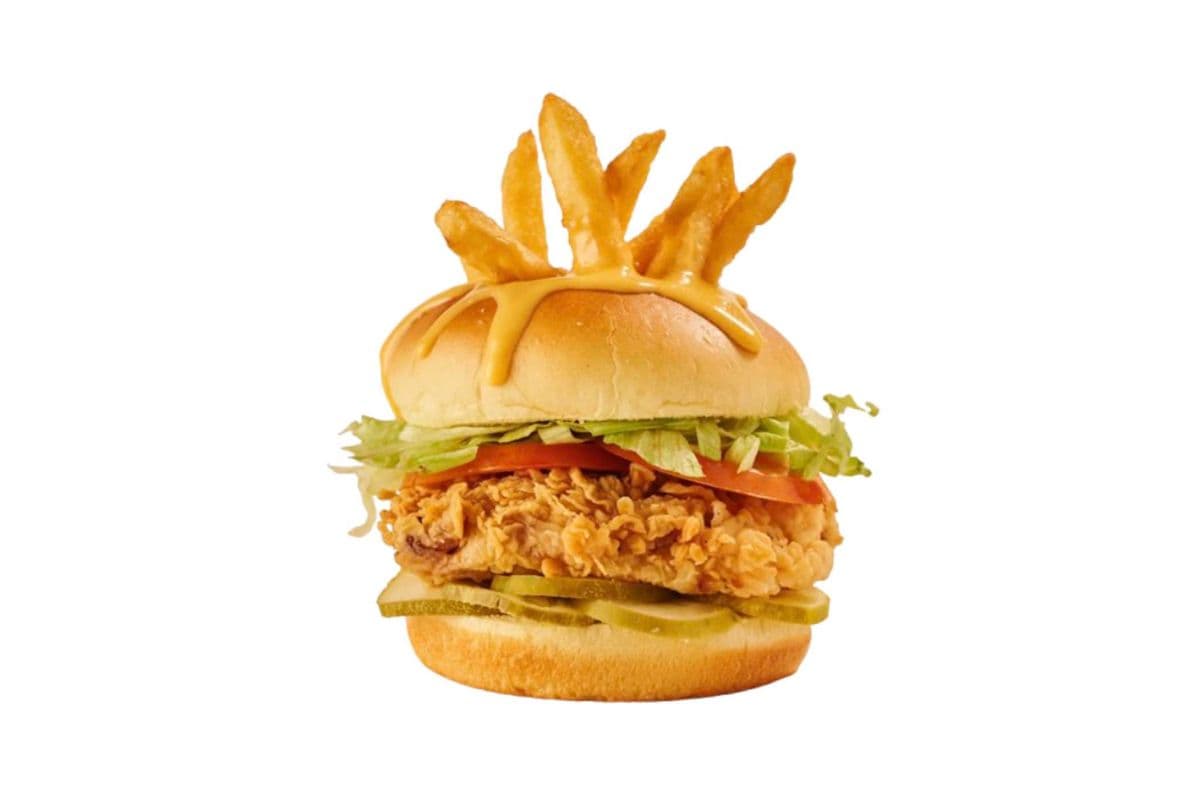 Chicken Cheesebomb Burger
