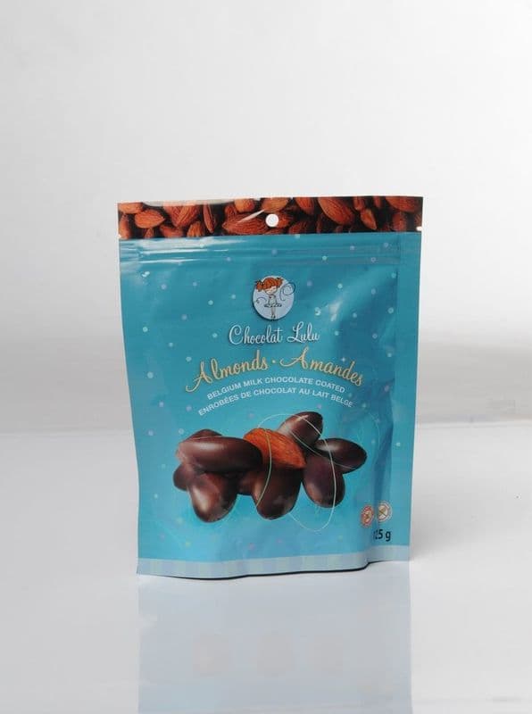 Amandes enrobées de chocolat au lait belge / Almonds Belgian Milk Chocolate Coated