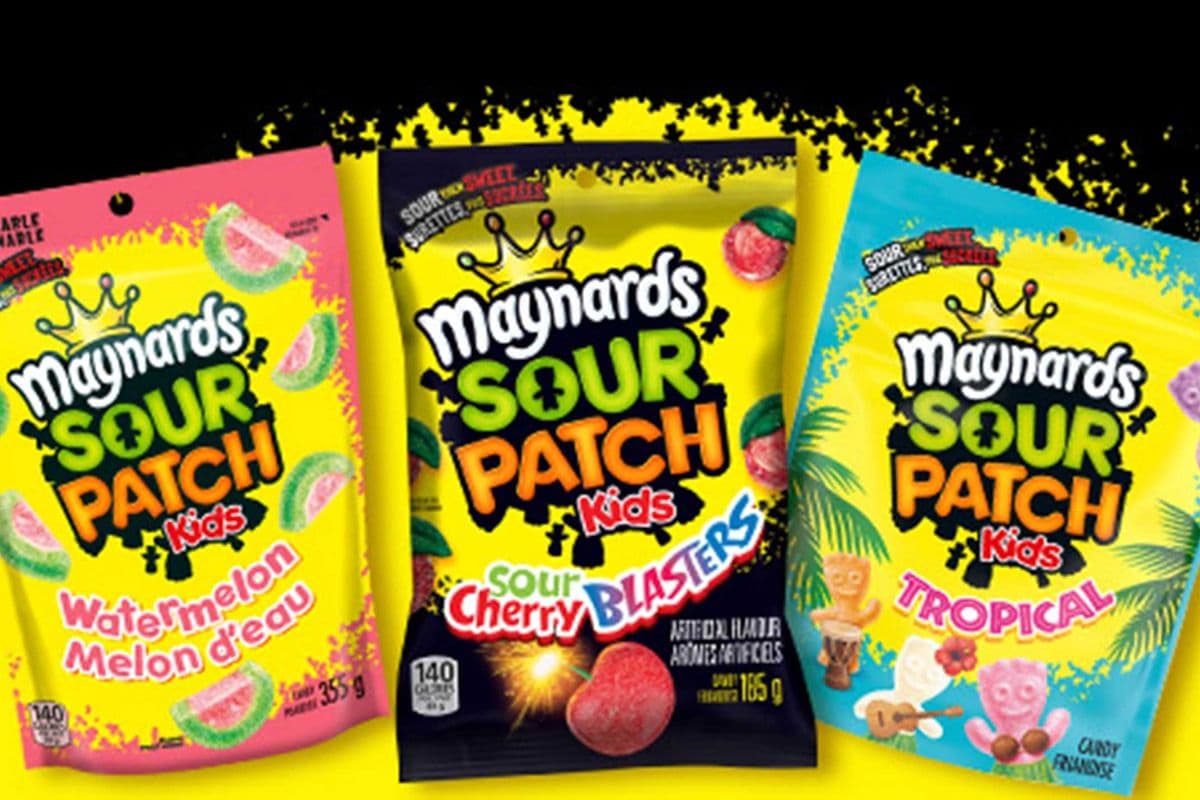 MAYNARDS & SOURPATCH BAGS (150-185GM)