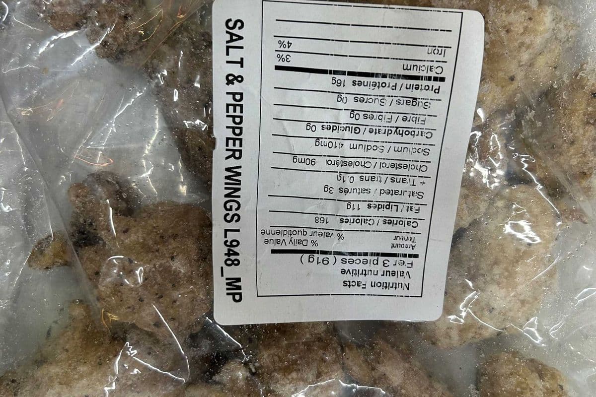 salt & pepper wings 800 g