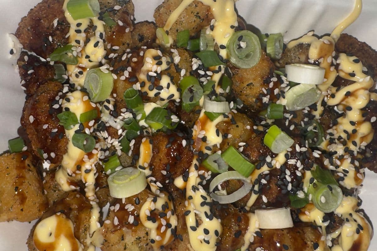 Tonkatsu Chicken and tots!