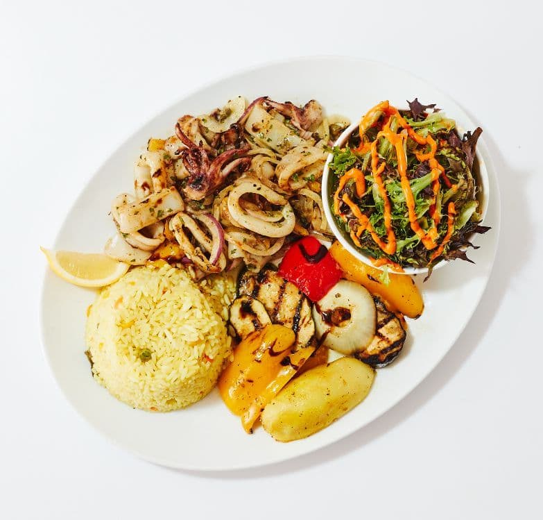 Calamars Grillés Plate