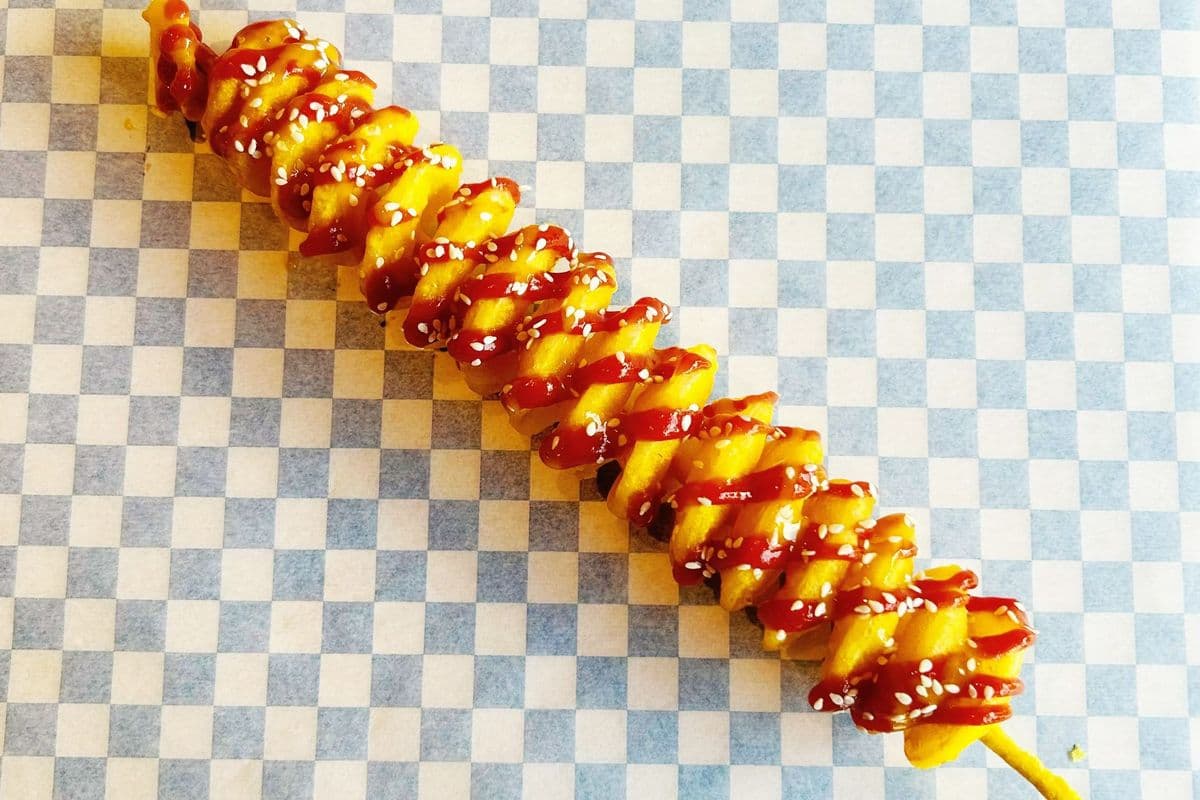 Fried Potato Tower (1 skewer) 炸薯塔