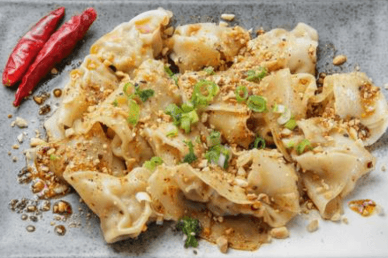 Meat Dumpling in Spicy Sauce (16 pcs) - 红油抄手 (16 pcs)
