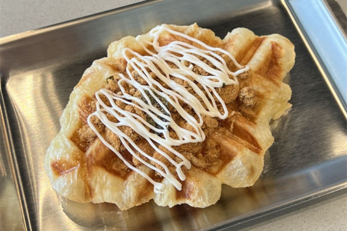 Shredded Pork Mayo Croffle