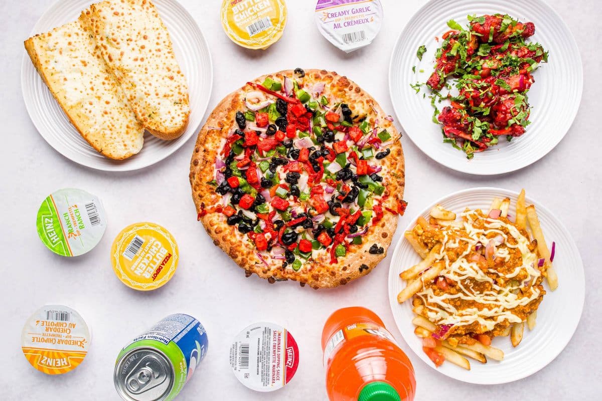 Pizza (M) Bread & Drinks