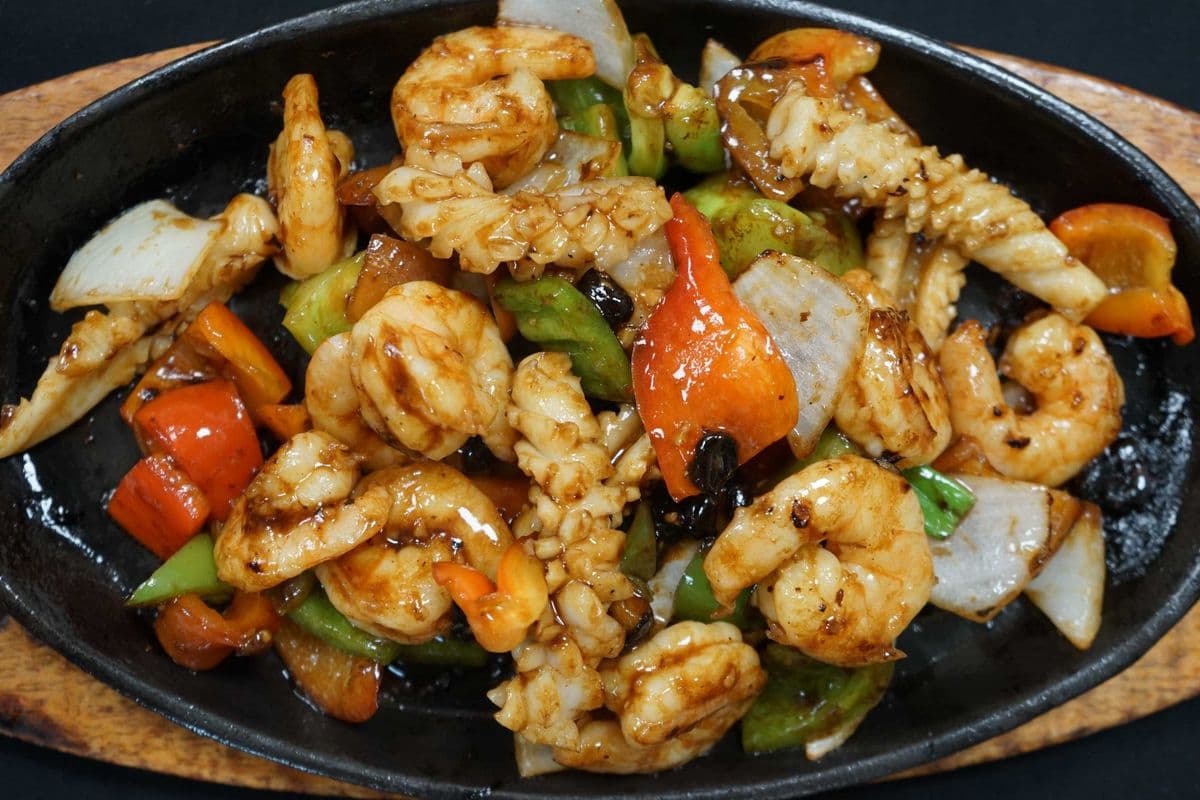 33. Black Bean Shrimp and Squid