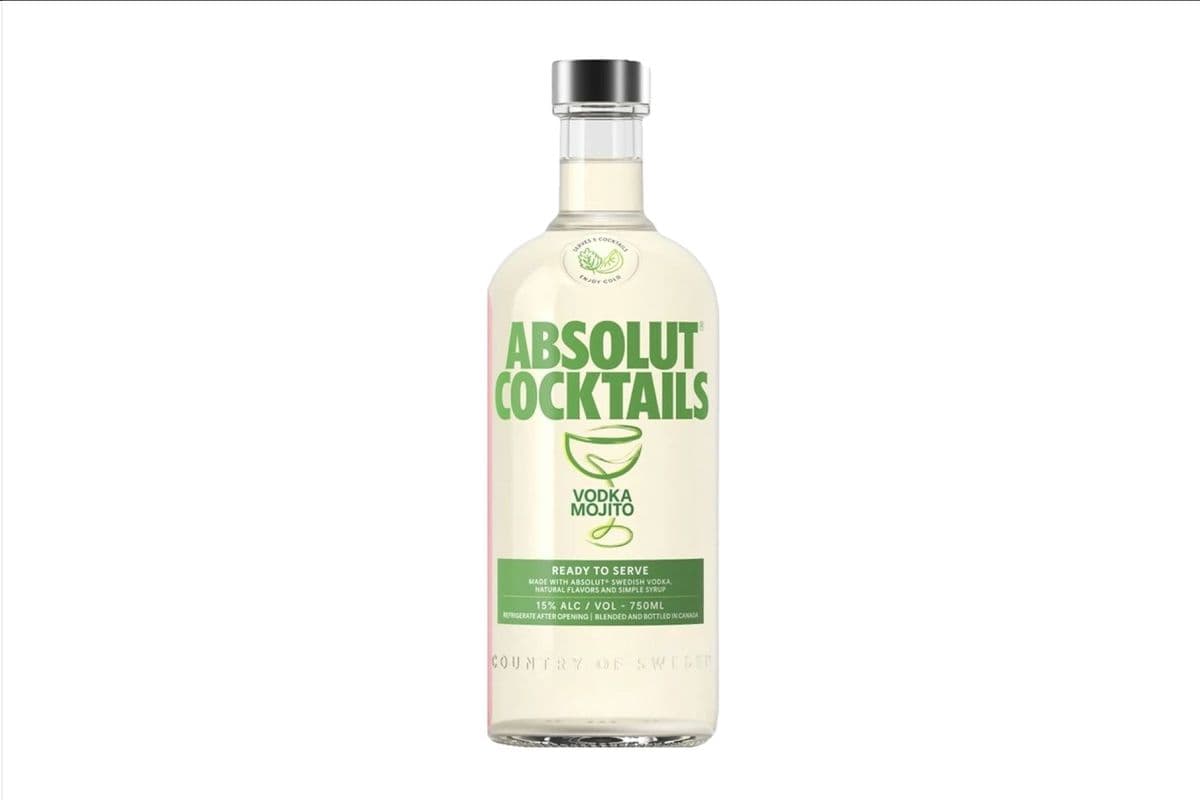 Absolut Vodka Mojito Cocktail (1 x 750ml)
