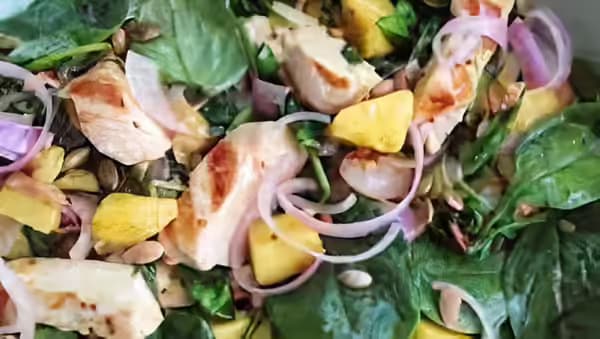 Chicken Spinach Salad
