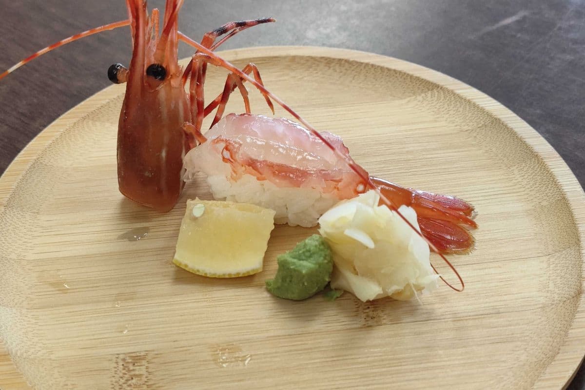 Spot Prawn Nigiri