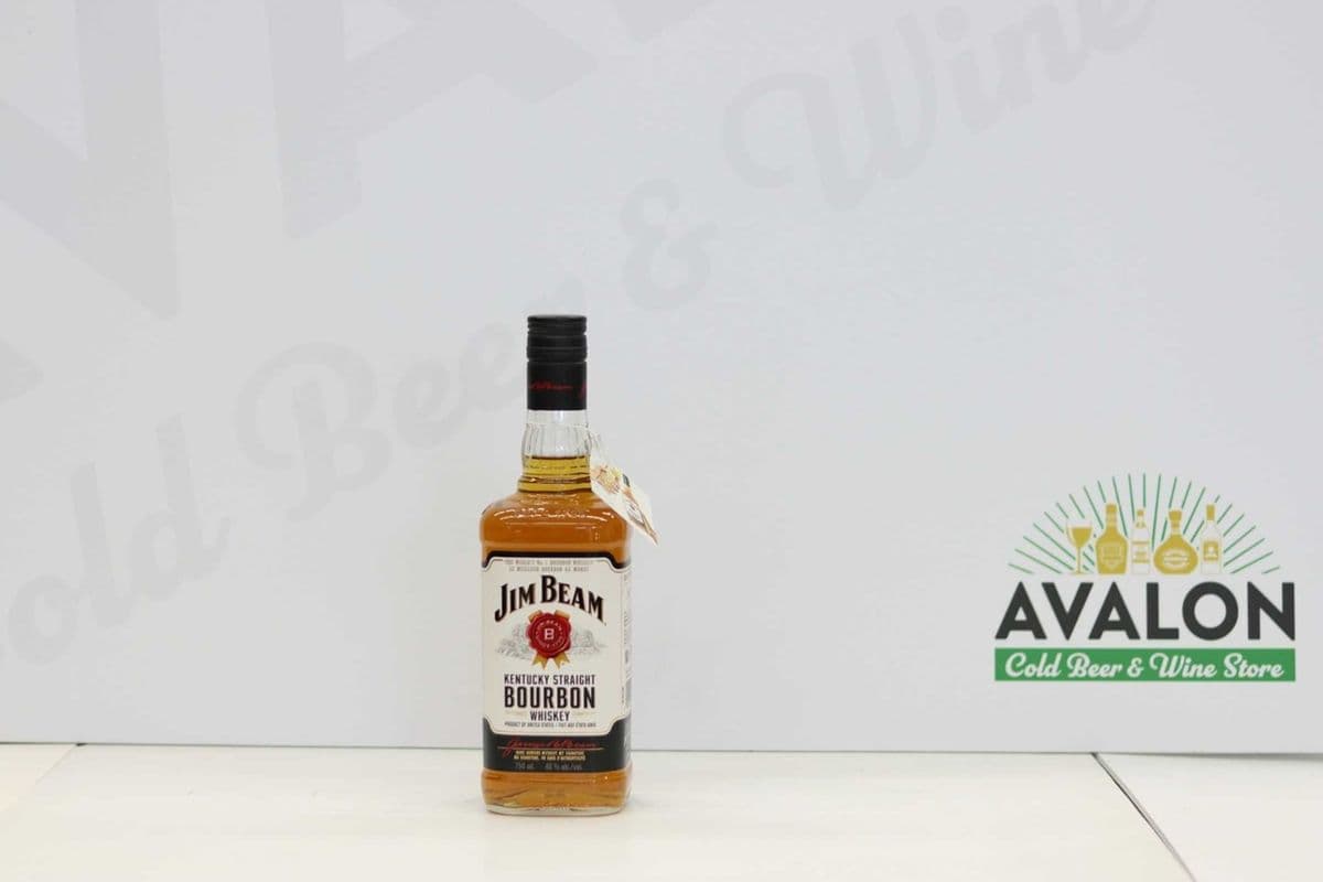 Jim Beam White Label 750ml (1 x 750 ml)