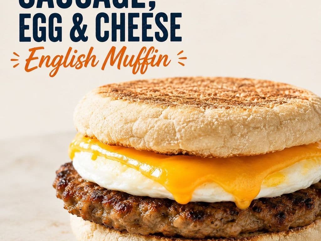 TWO x Sausage, Egg & Cheese Sandwich