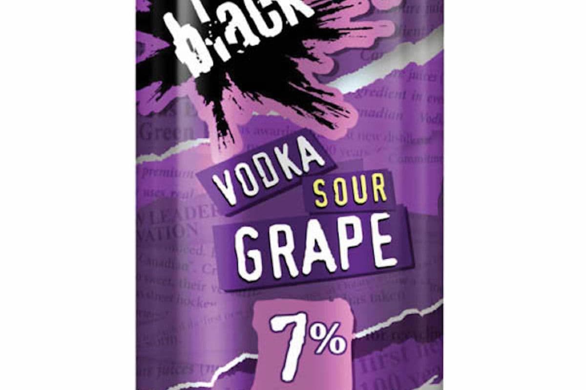 BLACK FLY VODKA SOUR GRAPE 7% 473ML (1 x 473ML)