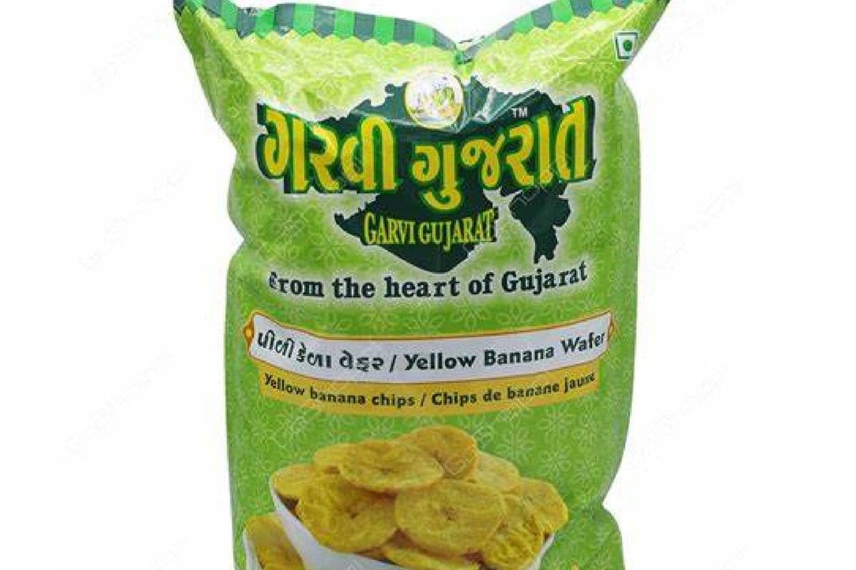 Garvi Gujarat Yellow Banana Wafers (2 Lb)