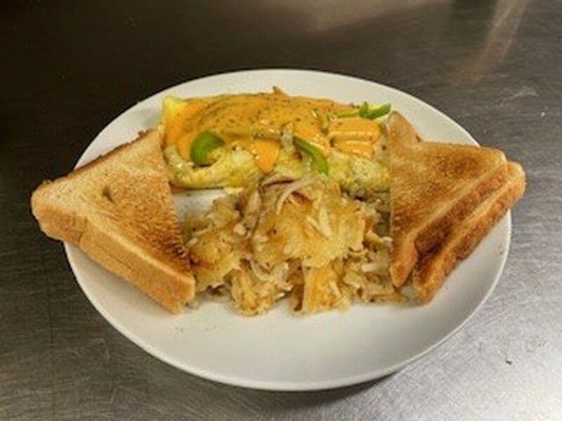 Philly Steak & Cheese Omelette