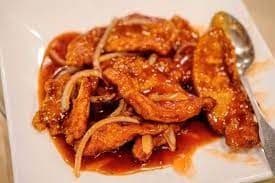 Mandarin pork Chops in BBQ Sauce 京都肉扒
