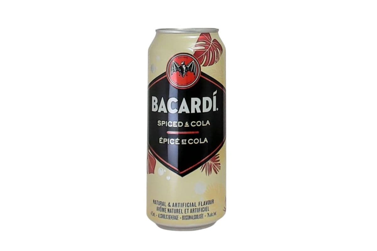 Bacardi Spiced & Cola (1 x 473mL)