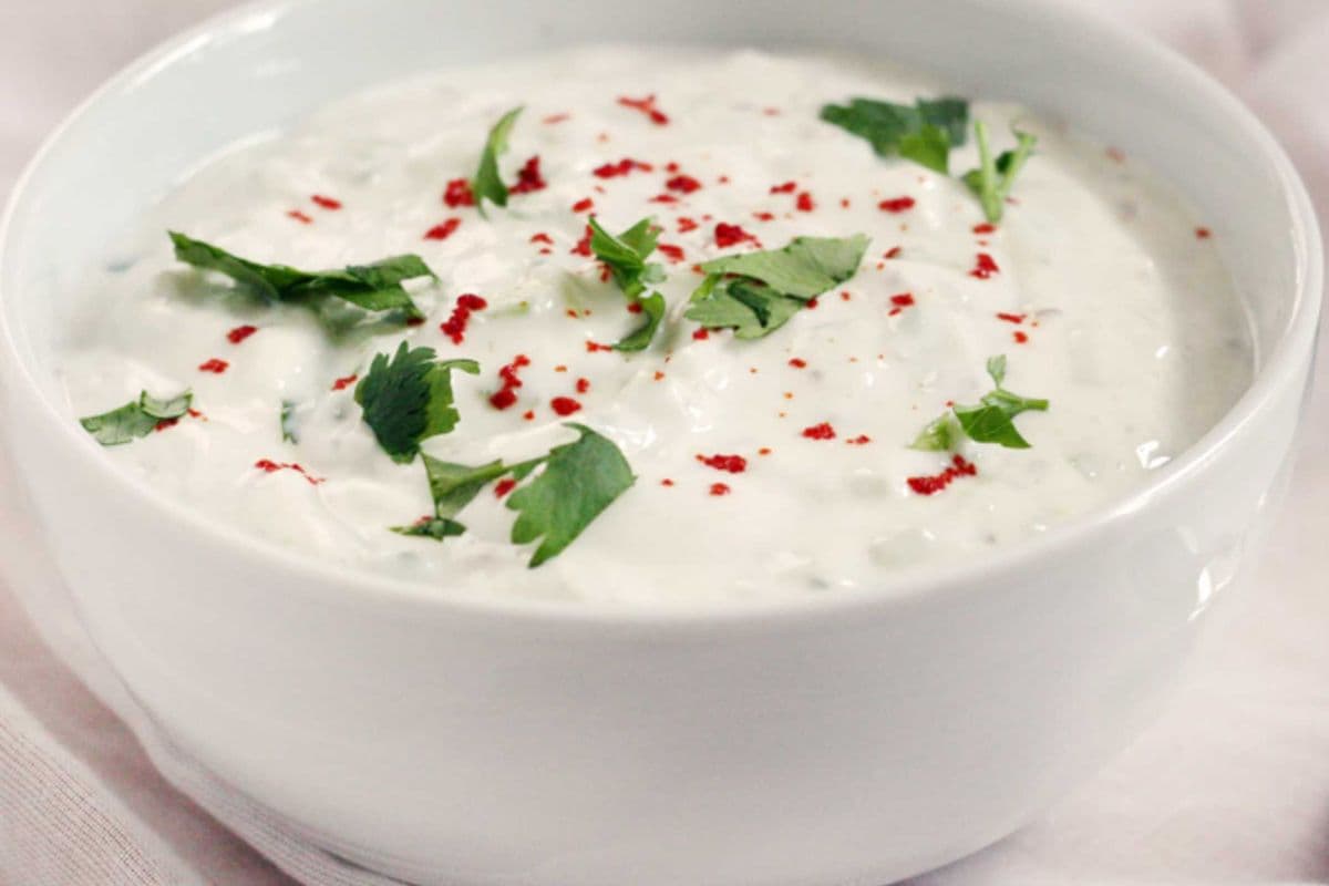 Vegetable Raita
