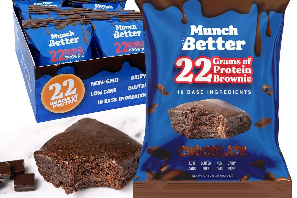 Munch Better Protein Brownies