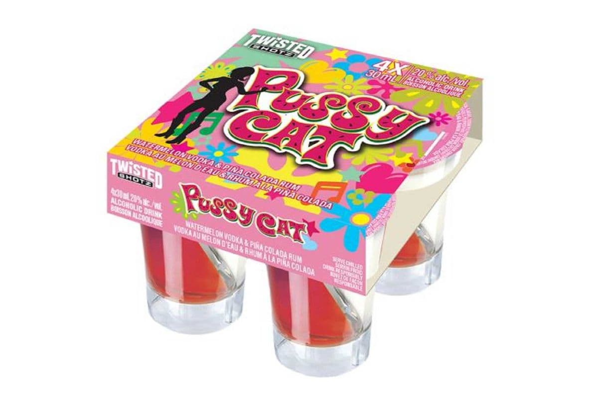 TWISTED SHOTZ PUSSY CAT (4 x 30 ML)