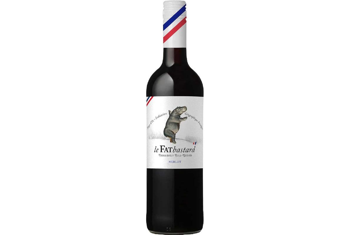Fat Bastard Merlot - France (1 x 750 ml)