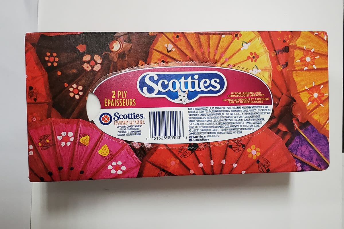 Scotties Facial Tissue Box