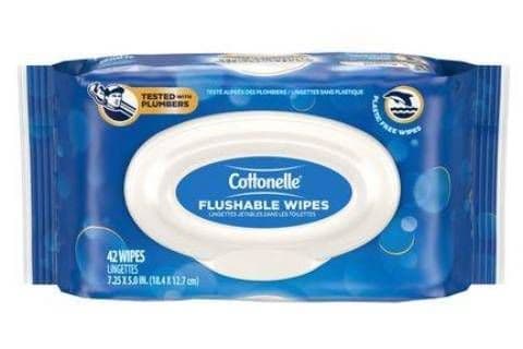 Cottonelle 42 Lingettes/  Cottonelle 42 Flushable wipes