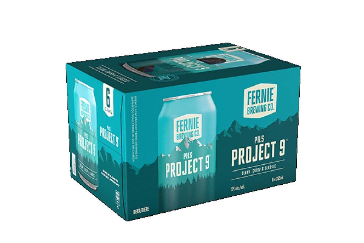 Fernie Brewing Project 9 Pilsner (6 x 355 ml Cans)