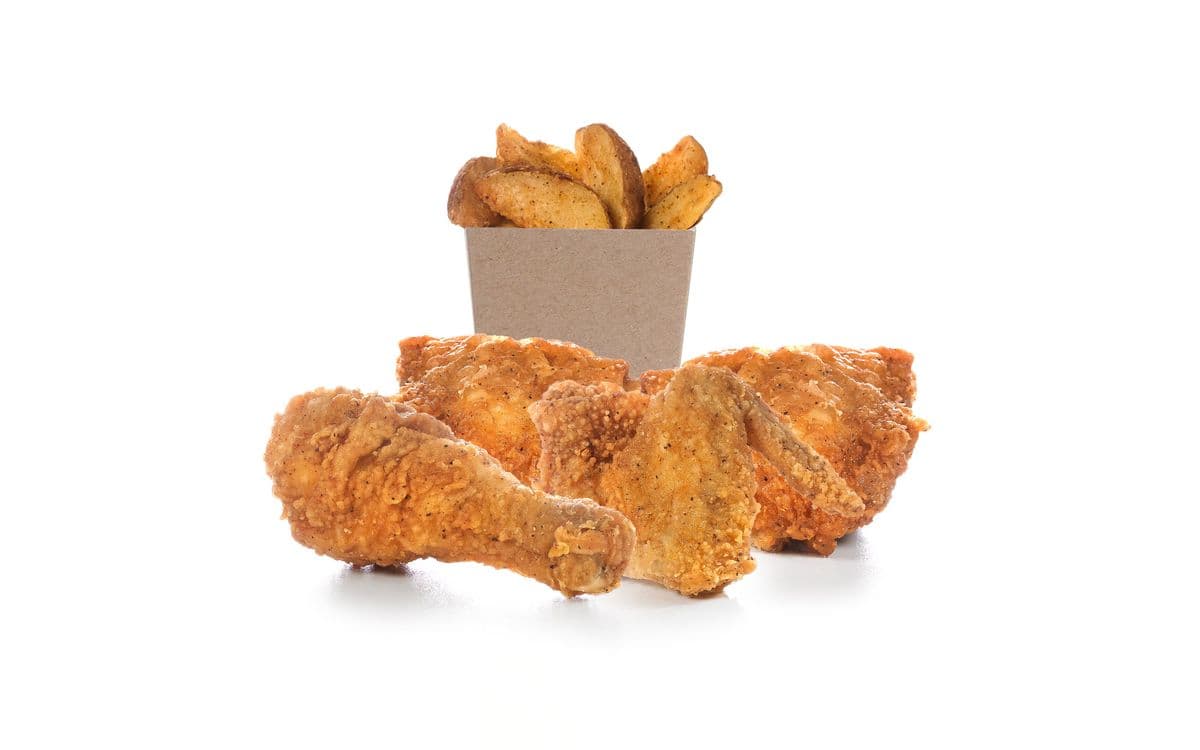 4 Piece Chicken & Taters