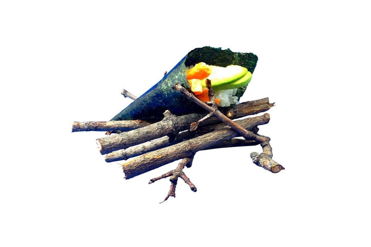 Yam Avocado Hand Roll