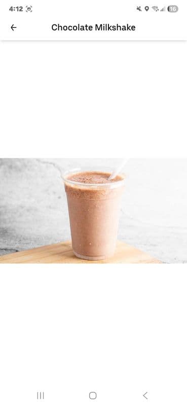 Chocolate Milkshake