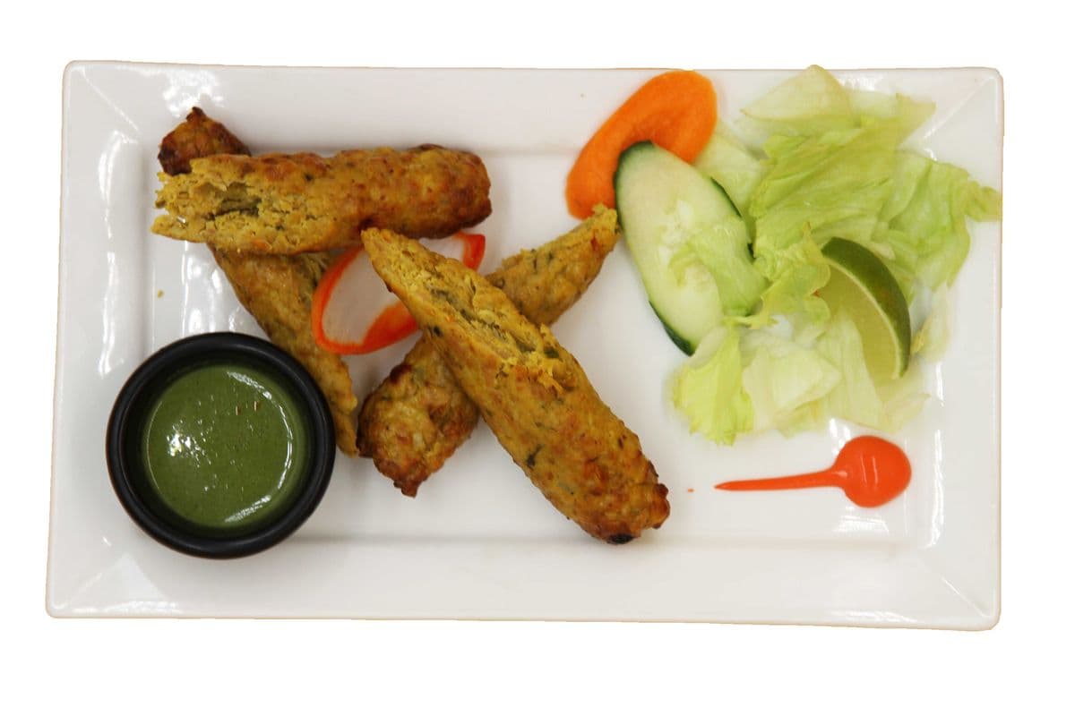 Chicken Seekh Kebab (Gluten-Friendly) (Dairy-Free)