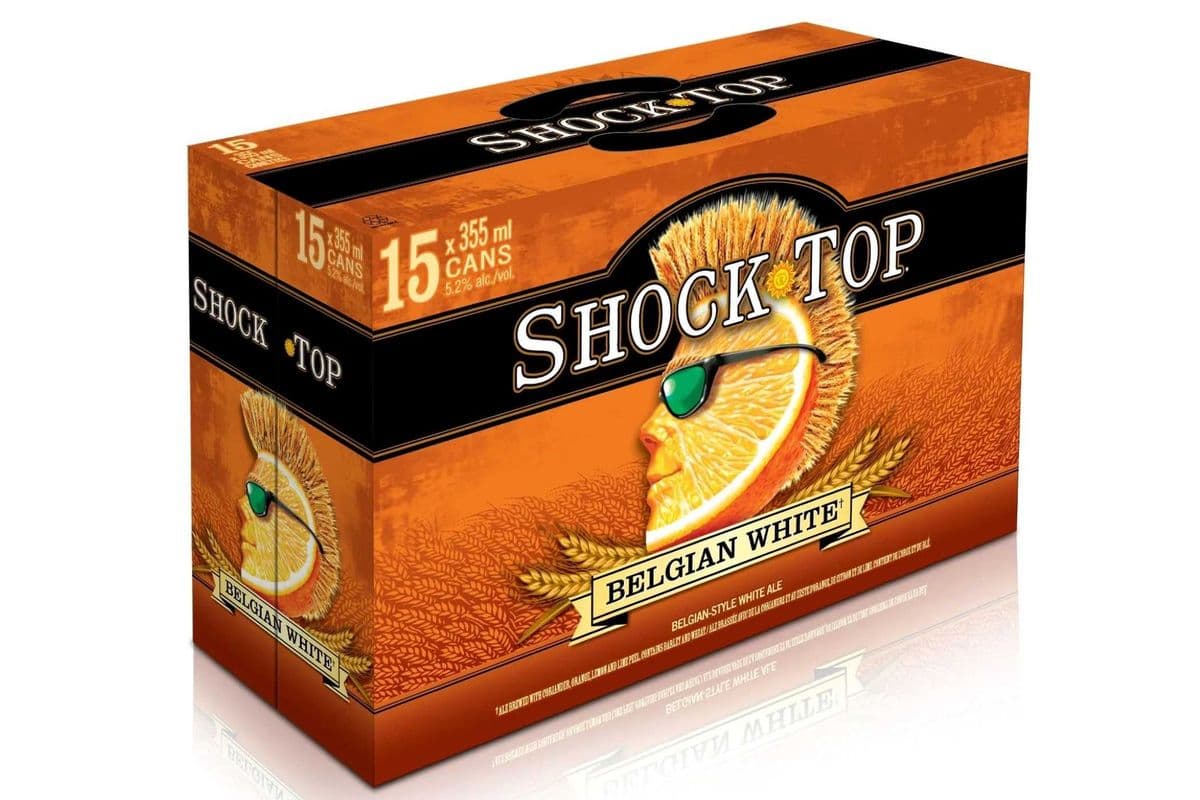 Shocktop White (15 Cans) (15 x (5.2% ABV) (355 ml can))