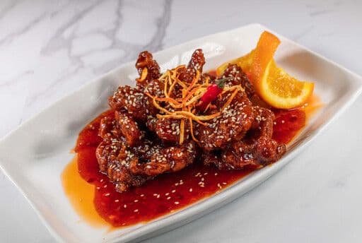 Bœuf à l'orange avec riz / Orange Beef with Rice