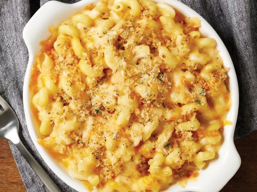 Panko Crushed Baked Mac & Cheese