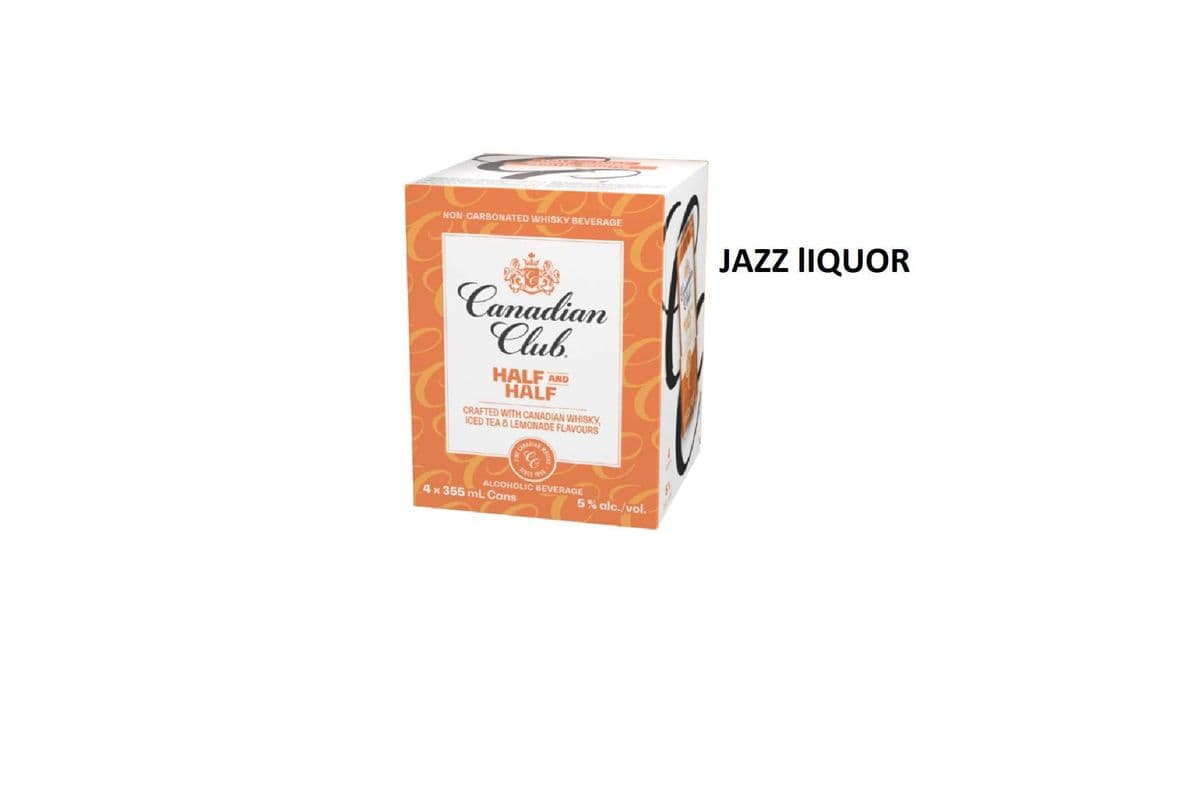 CANADIAN CLUB HALF & HALF 4 CANS (1 x 4x355ML)