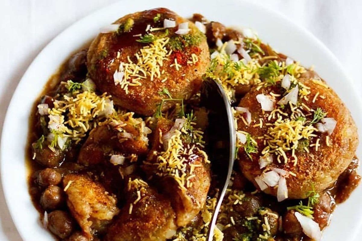 Channa Tikki Chaat