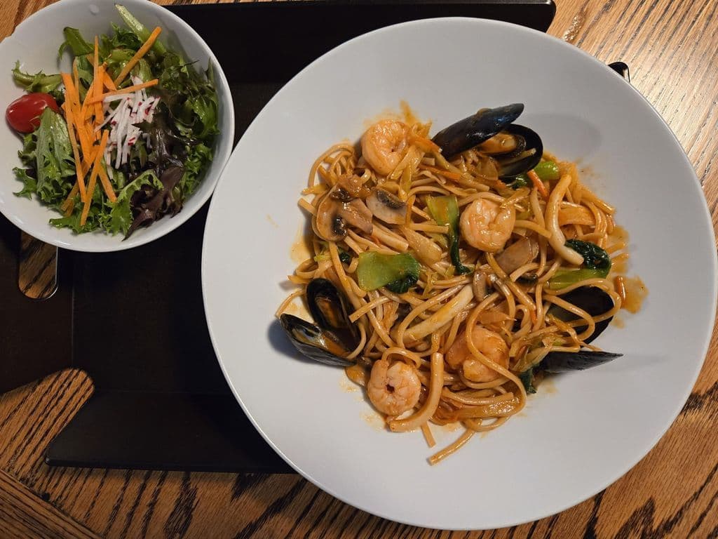 Spicy Seafood pasta