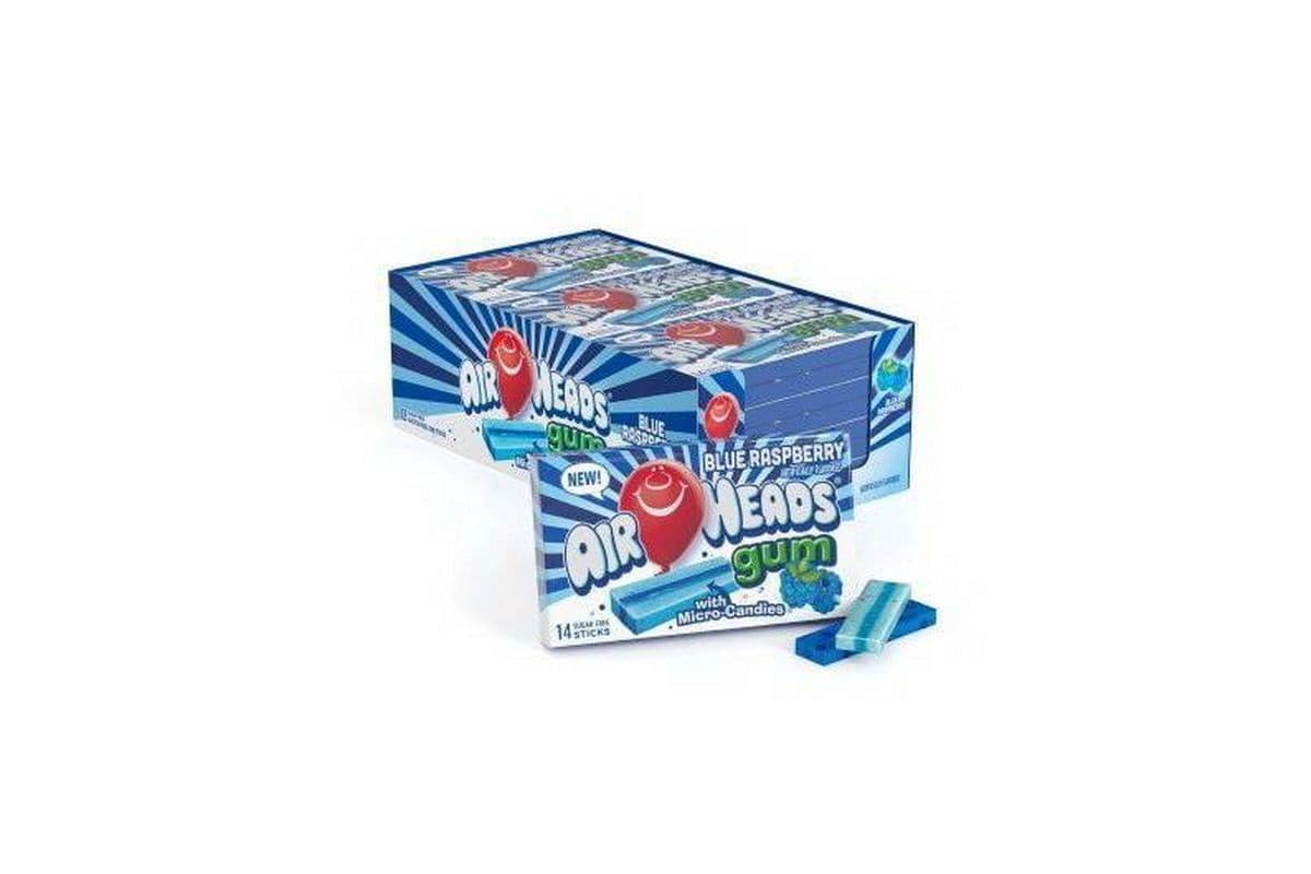 Airheads Gum Blue Raspberry (14 Sticks)
