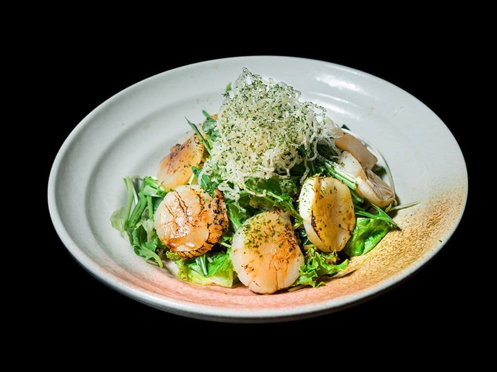 Hotate Yaki Salad