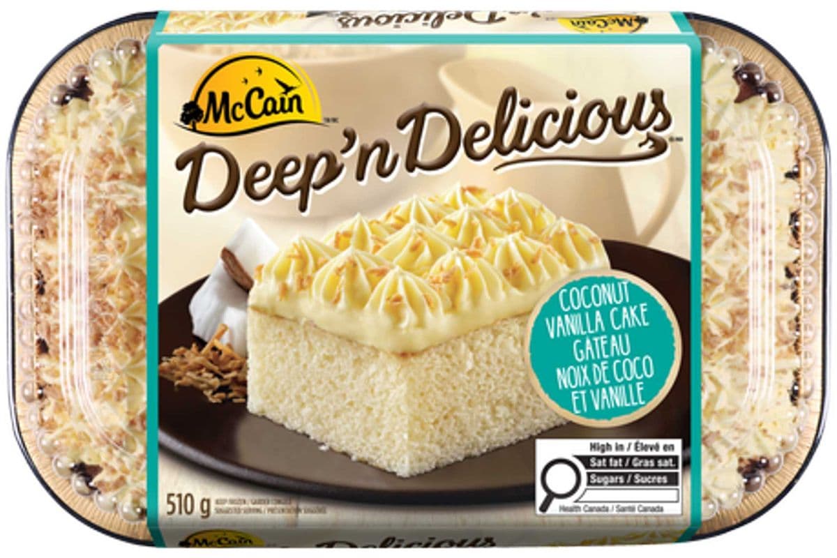 Deep'n Delicious Vanilla Coconut Cake (510g)