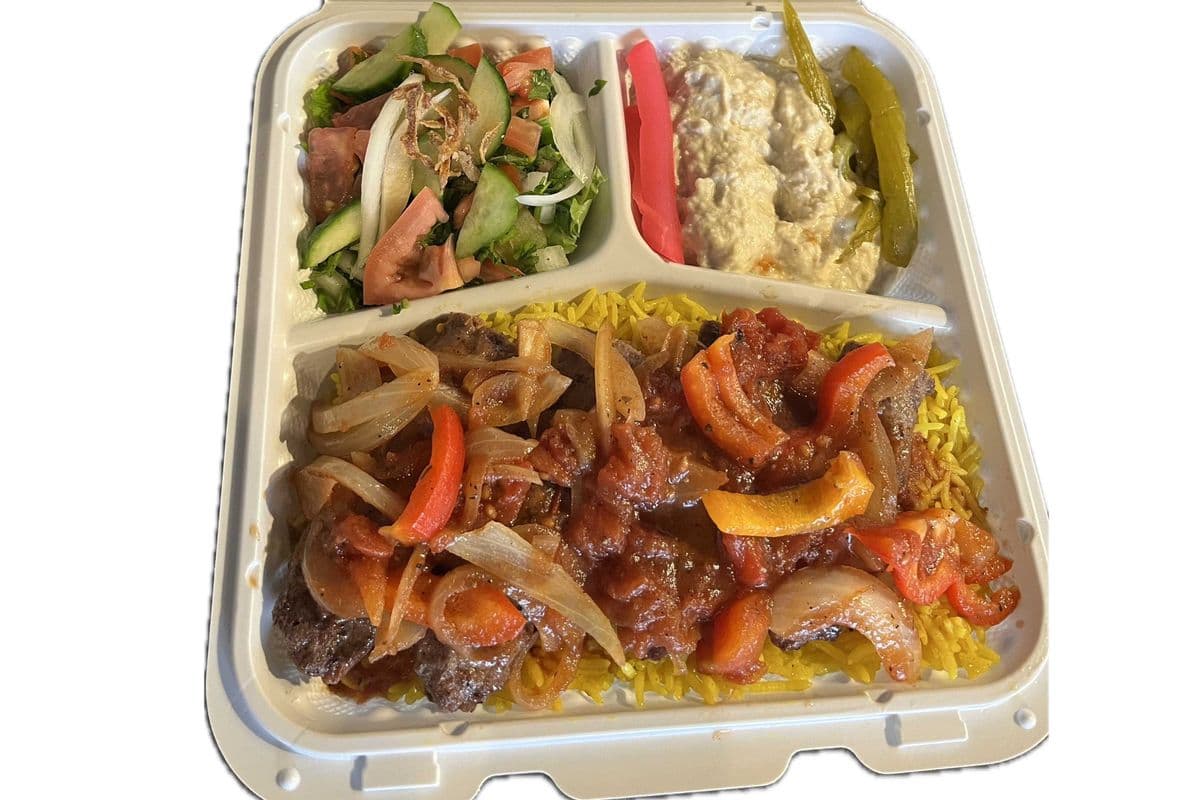 Levantine Special Kafta Kebab Platter