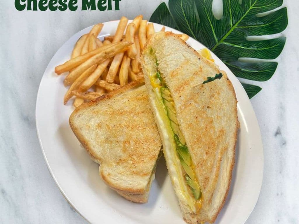 Avocado cheese melt