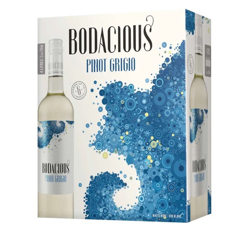 Bodacious Pinot Grigio, 4 L