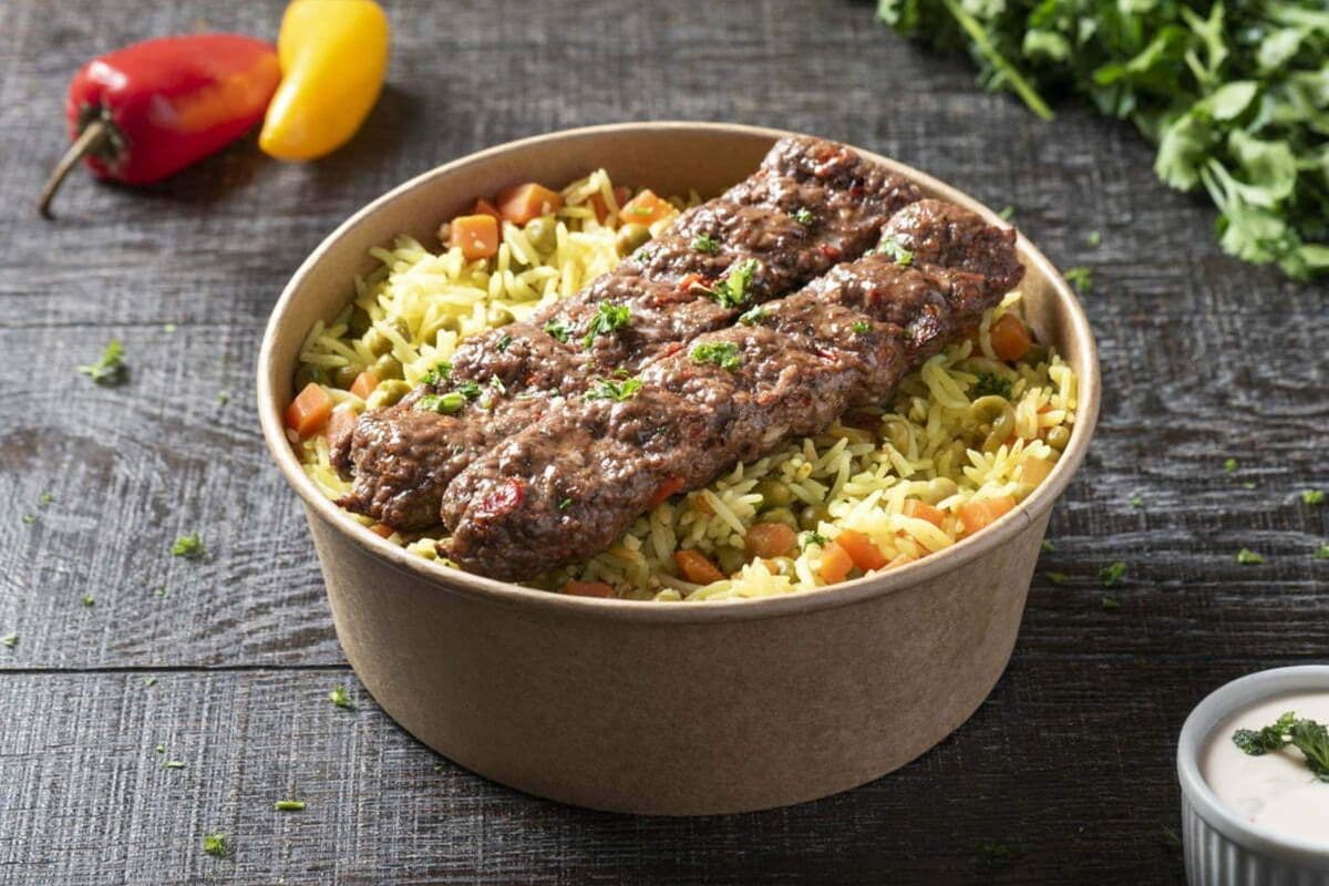 Beef Kabab Rice Bowl